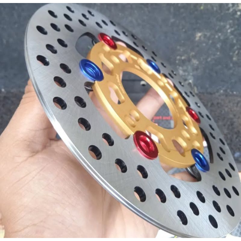 Disc cakram floating CNC original Solute Thailand uk 200mm Lubang 4 for Yamaha Honda