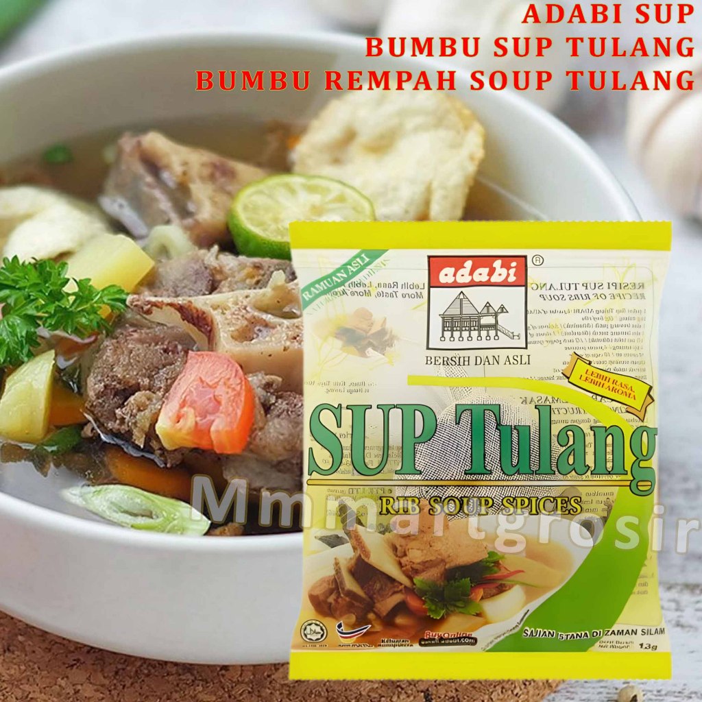 

Adabi / Bumbu Rempah Soup Tulang / Rib Soup Spices / 13gr