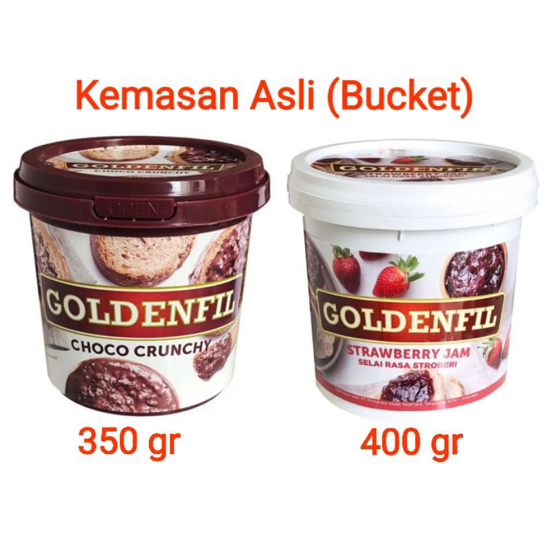 

goldenfil choco crunchy 350gr / strawberry 400gr