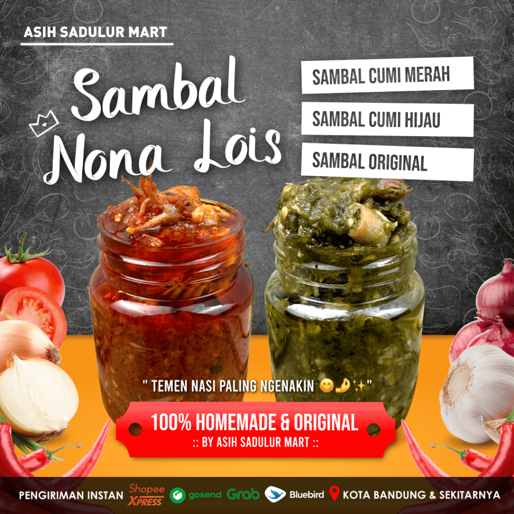 

Sambal Lois Sambel Homemade 1 Cup (+- 125g) Promo Bandung | Asih Sadulur Mart