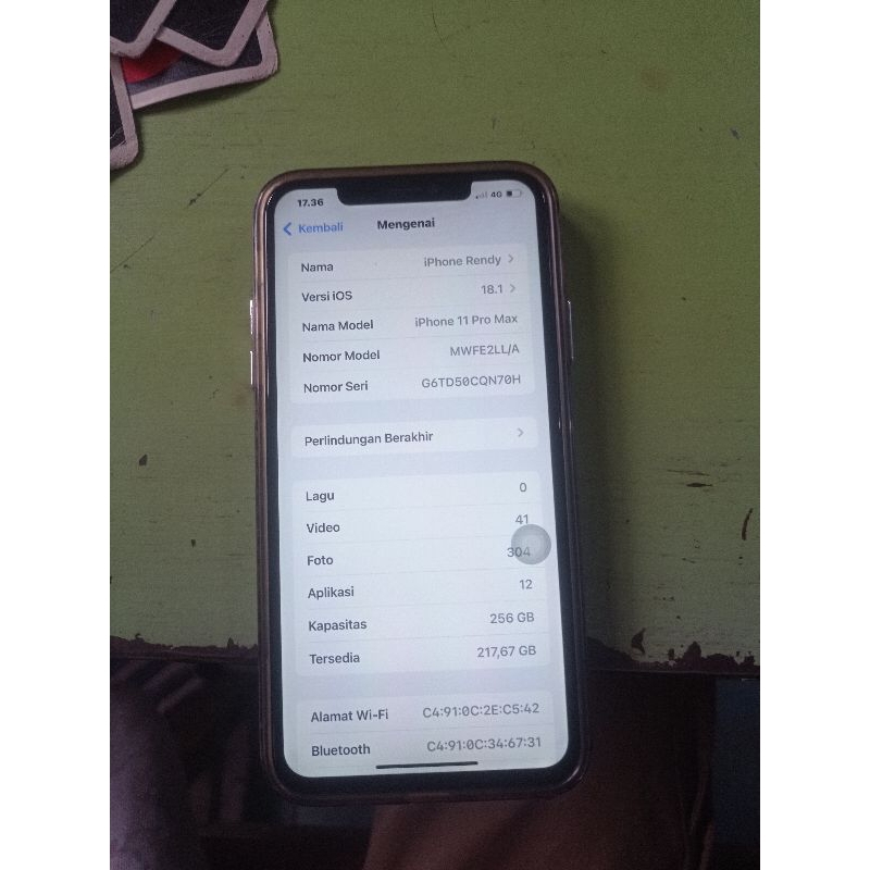 iphome 11 promax 256Gb