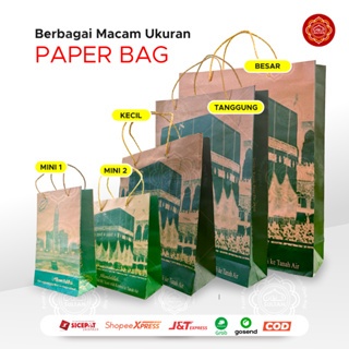 

Tas Haji Tas Umroh Paper Bag Eceran / Tas Kertas Papper Bag Haji / Tas oleh oleh Haji Umroh