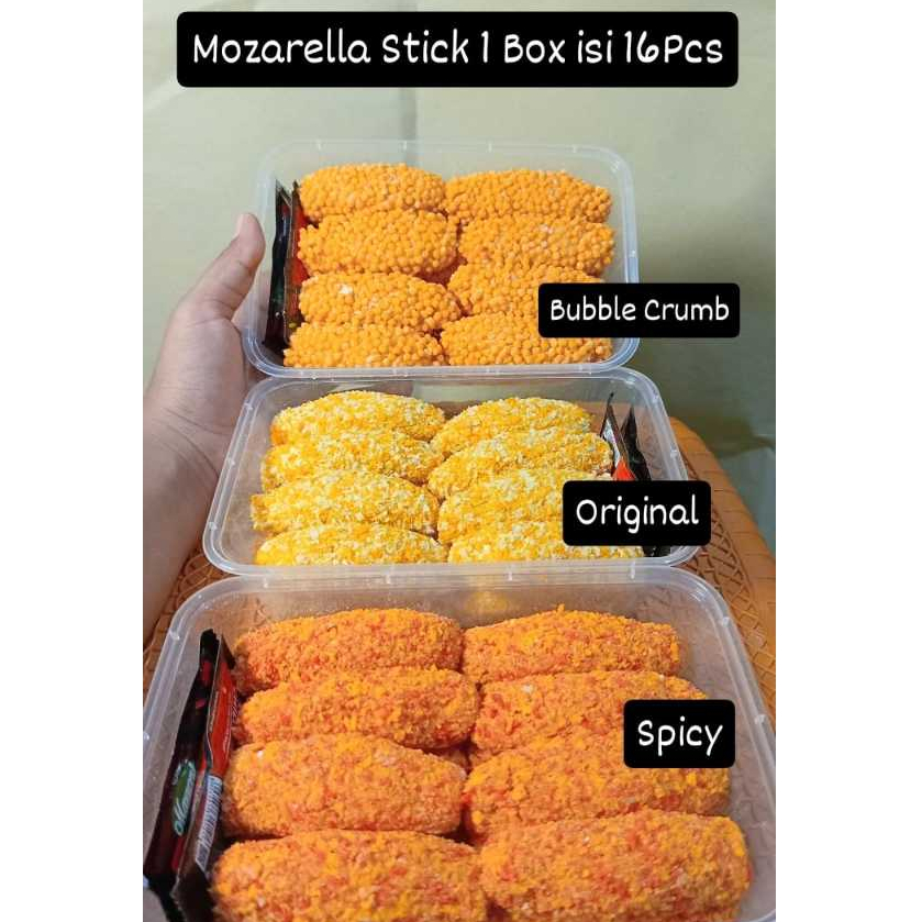 

Mozzarela stick isi 16pcs rasa original / bubble crumb / spicy (frozen)