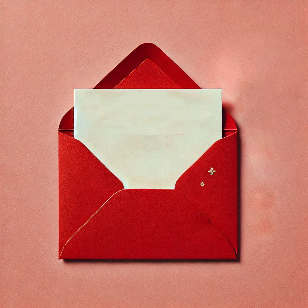 

Paket Amplop merah ukuran A7