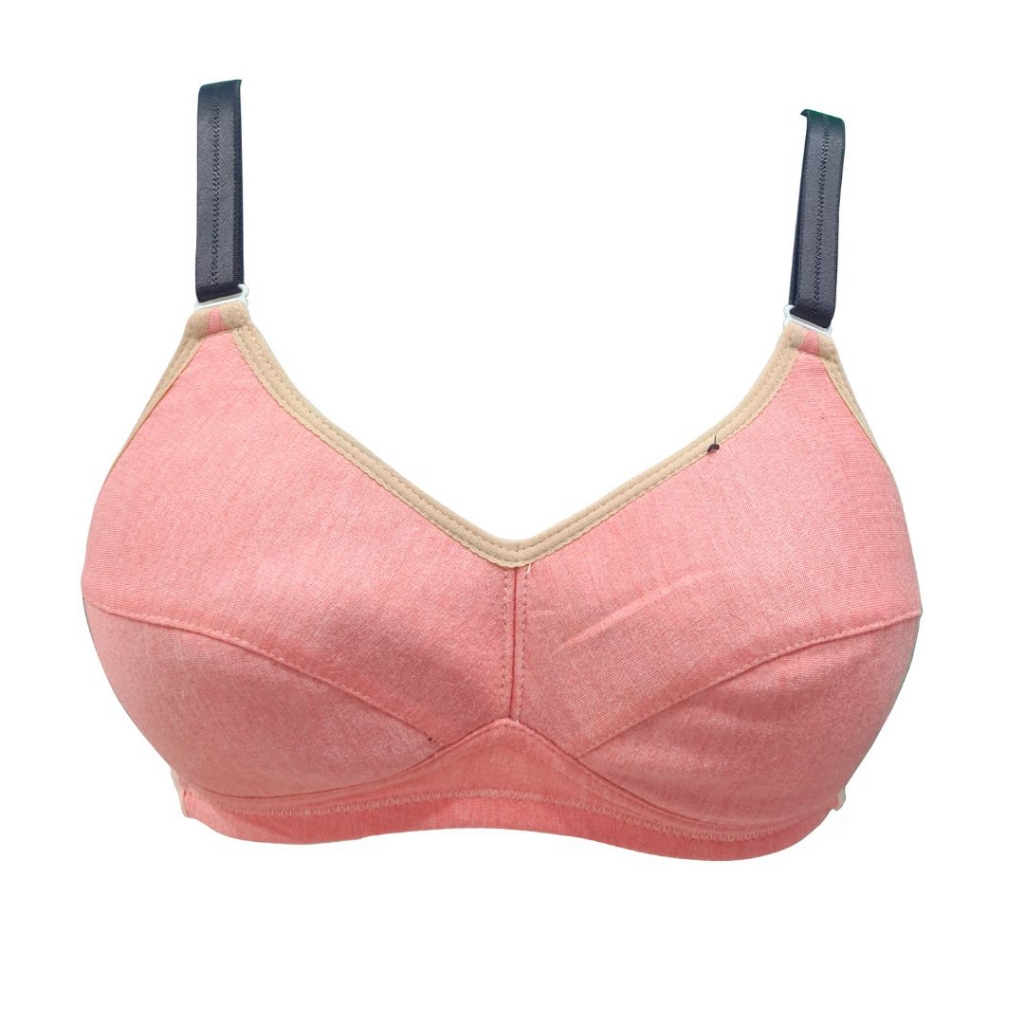 Daily Bra Wanita Bahan Katun Tanpa Kawat Tanpa Busa Size 34-38