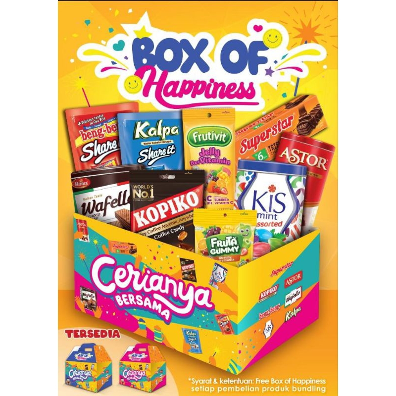 

Box Off Happiness/ Hampers Lebaran/ Hampers Mayora