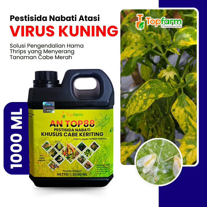 Pestisida Nabati Topfarm / Racun Ulat Cabai Paling Ampuh / Racun Hama Untuk Cabai / Racun Tanaman Ca