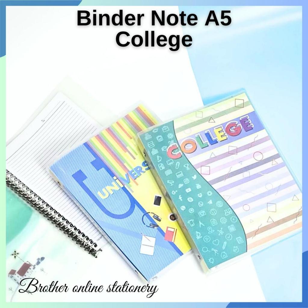 

BOS Binder Note B5 Motif Sepeda/Buku Tulis/Ring Besi/Spiral Book/Note