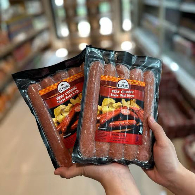 

Sosis EL PRIMO Beef Cheese 500gr - Sosis Sapi keju
