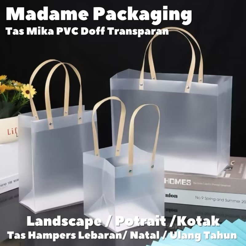 

Goodie Bag Doff Transparan Kantong Hampers Hand Bag ( Min 3 Pcs )