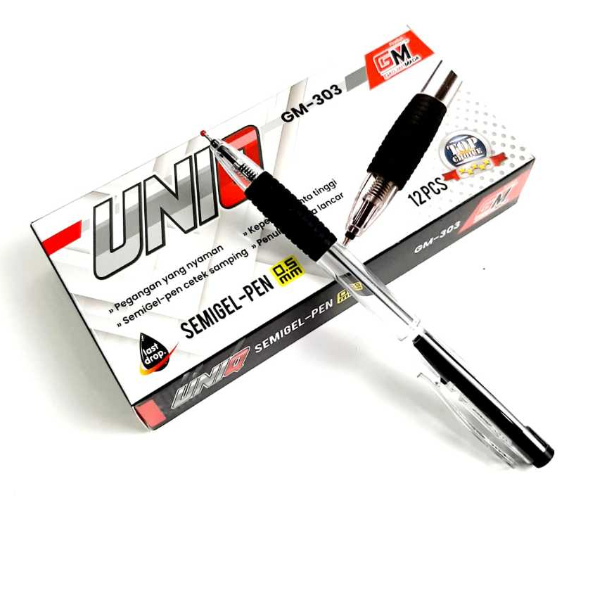 

HARGA GROSIR (1Dus/12kotak/144pcs ) PULPEN GEL PEN GM-303