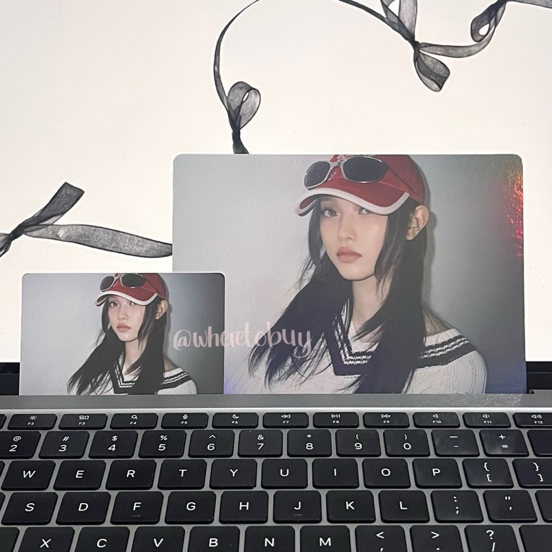 POB Weverse NewJeans Haerin How Sweet Photocard PC PhotoStand