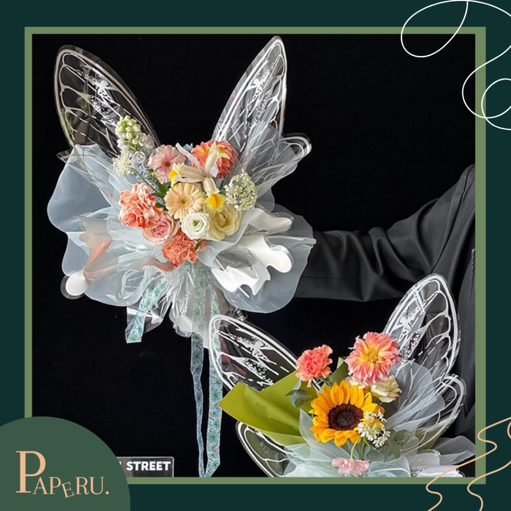 

[PAPERU] Kertas Buket Sayap Kupu-kupu Butterfly Kertas Bunga Flower Bouquet Papers