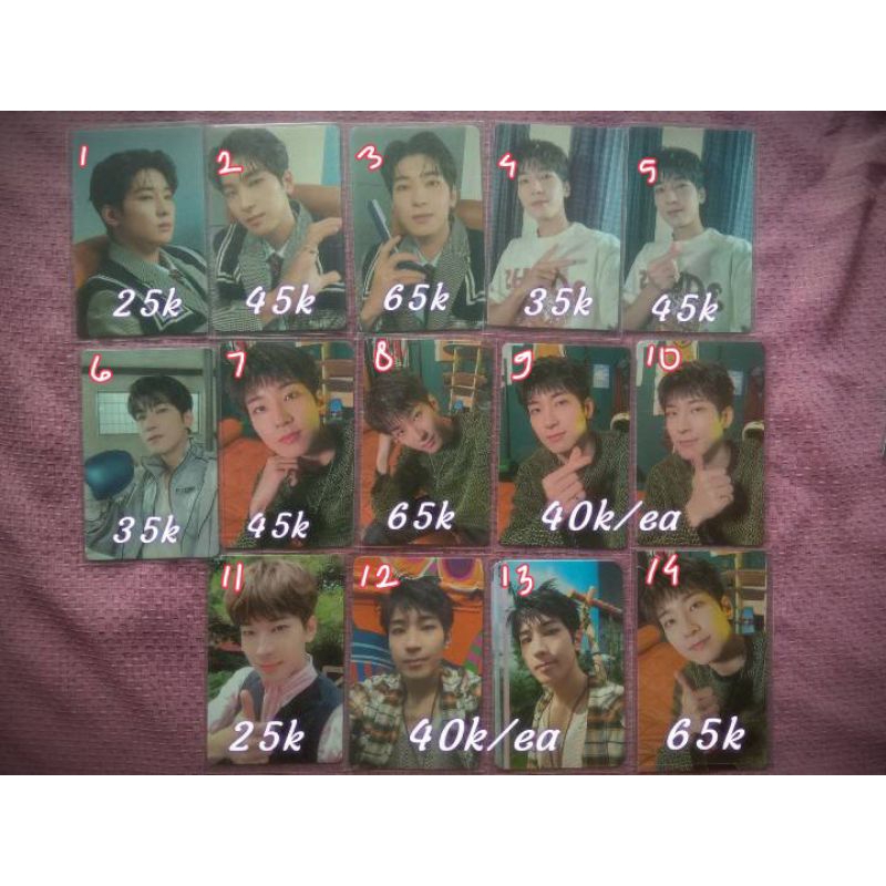 photocard wonwoo seventeen an ode fml tinju heaven yzy torec beatroad ld m2u wvj carver kpopmerch al