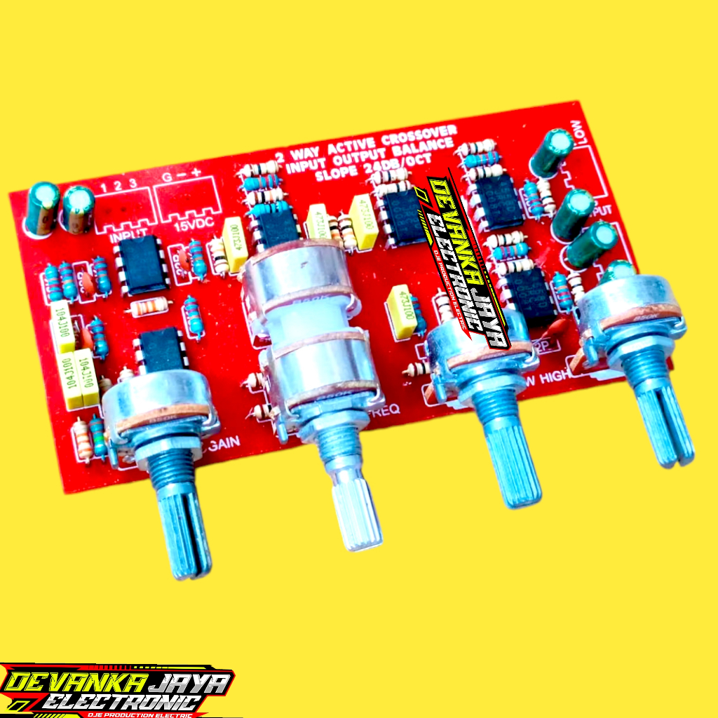 Kit Crossover Aktif 2 Way Slope