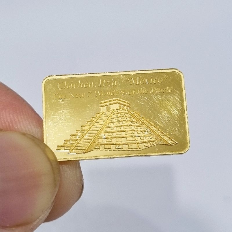 Logam Mulia KH King Halim 5 gram Special Edition Chichen Itza Mexico Bersertifikat