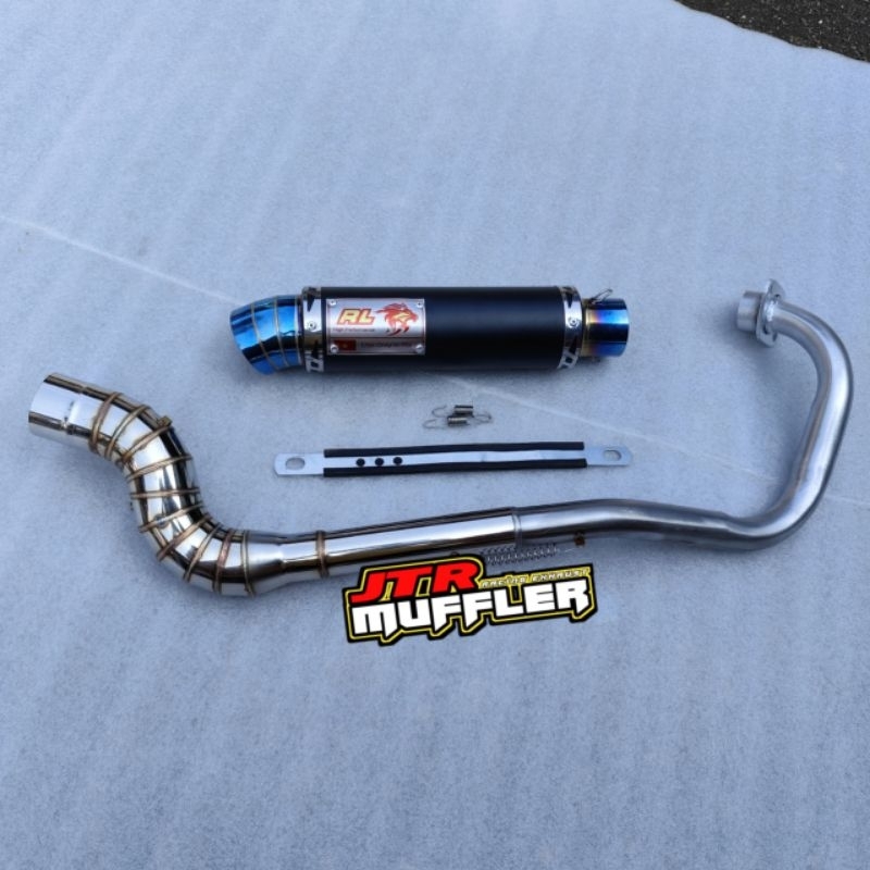 Knalpot racing RL redleo kobra malaysia style Mx king Jupiter mx old-new