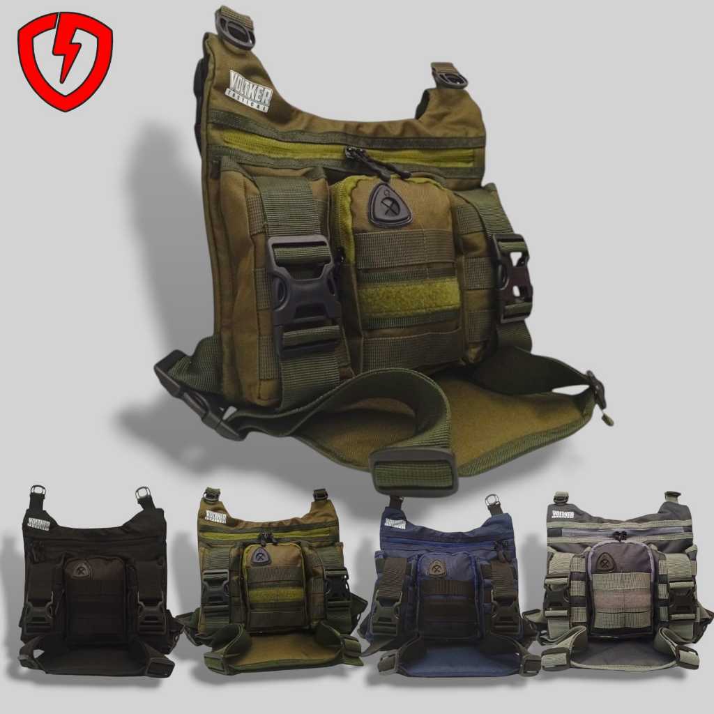Chestbag/tas Dada/tas tactical unisex/bahan CORDURA/voltker elegant tactical/bisa cod