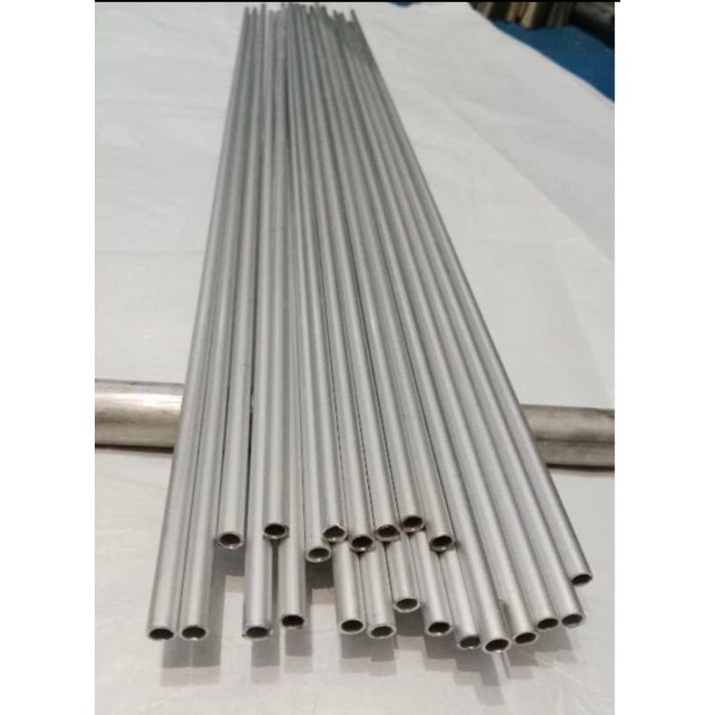 pipa aluminium 8 mm panjang 50cm