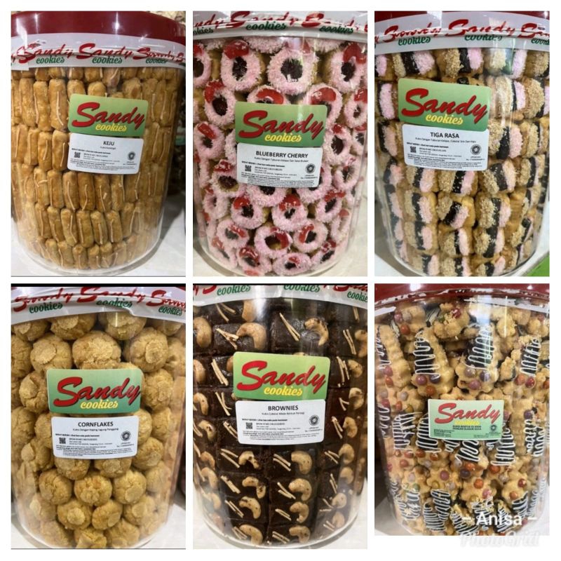 

KUE SANDY COOKIES SPESIAL KEMASAN MIKA 250 GR