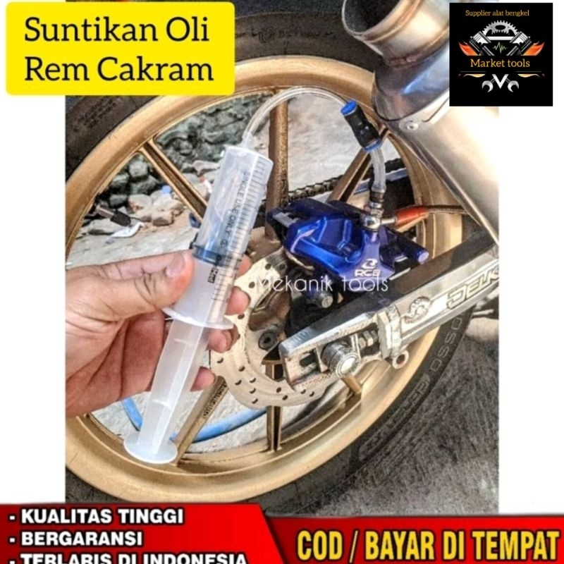 alat kuras minyak rem cakram suntikan minyak rem buang angin rem cakram motor mobil
