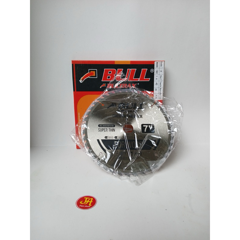 mata gergaji BULL 7”x40T piringan gergaji GMT /gergaji gmt circular saw blade