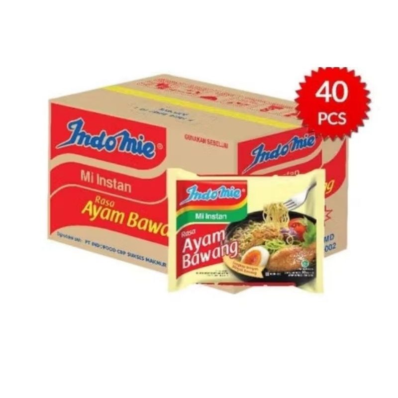 

Indomie Ayam Bawang 80 gr 1 dus 40 pcs