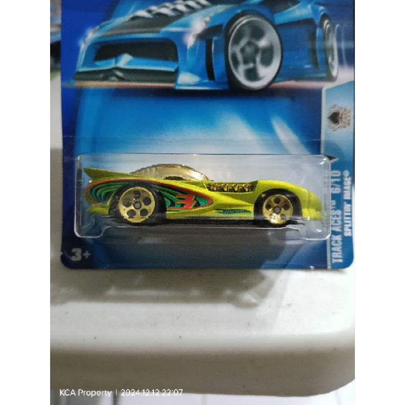 Hot Wheels Track Aces 6/10 Splittin Image Green No.167