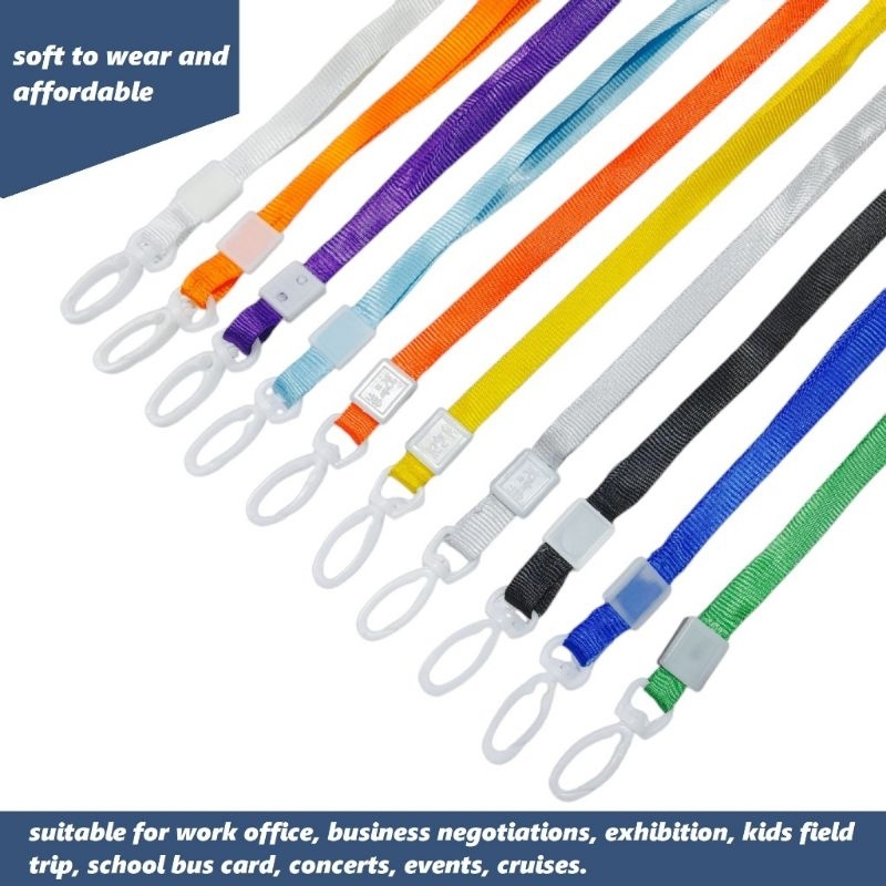 

TALI ID CARD TALI LANYARD PLASTIK TALI ID CARD MODEL CLIP TALI NAME TAG 1 CM