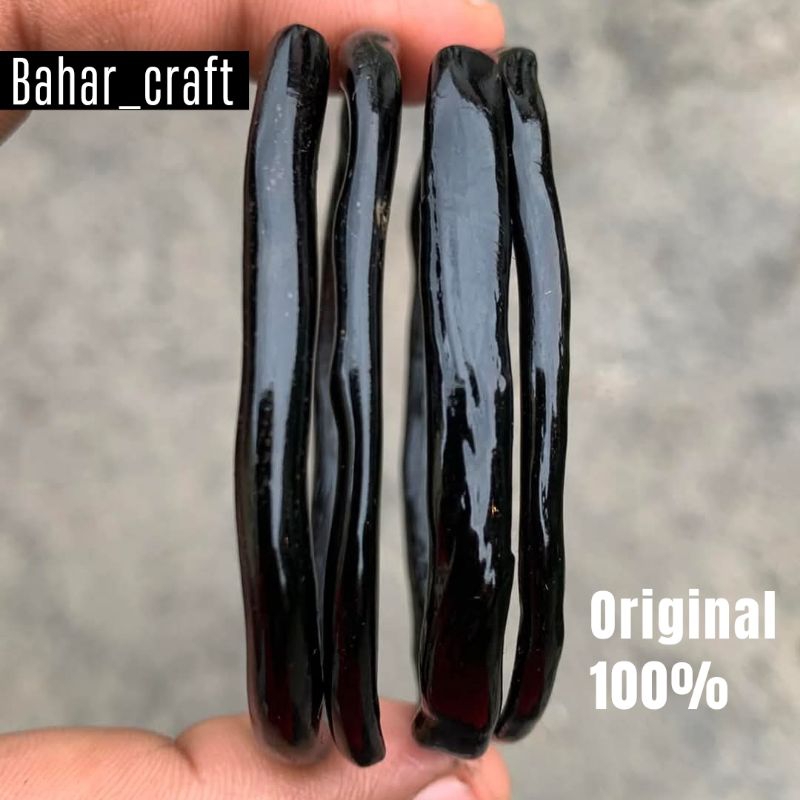 Gelang Akar Bahar Hitam Size kantoran