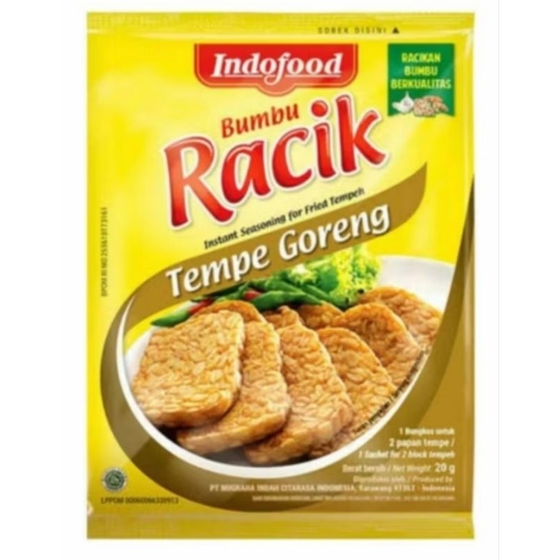 

racik bumbu tempe dan tahu goreng