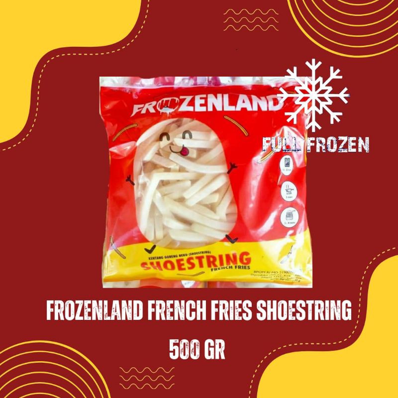 

Kentang Goreng Frozenland 500gr