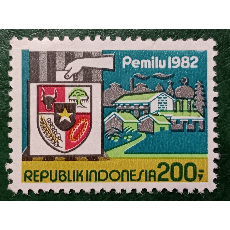 

Prangko Indonesia Pemilu Rp 200 Tahun 1982 USED