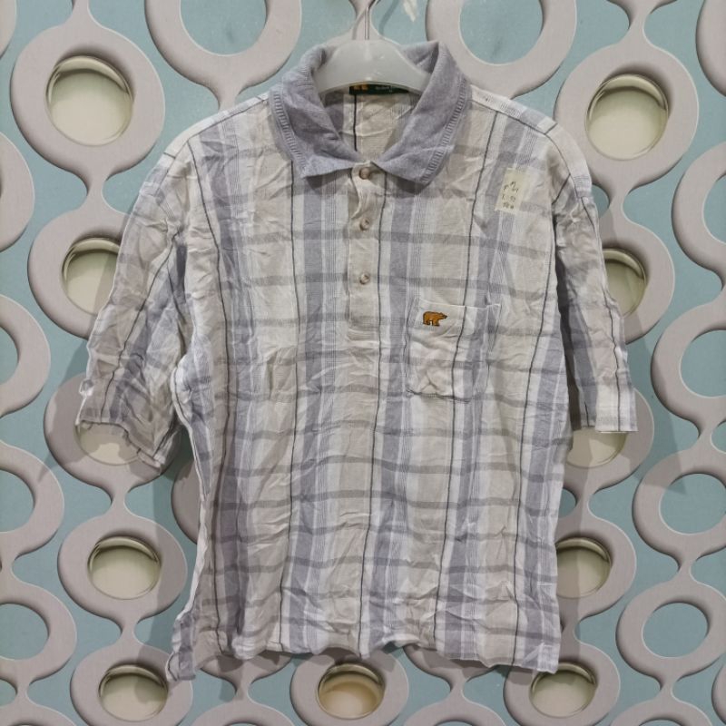 KAOS KRAH PRIA SECOND GOLDEN BEAR ORIGINAL SIZE M PZL040