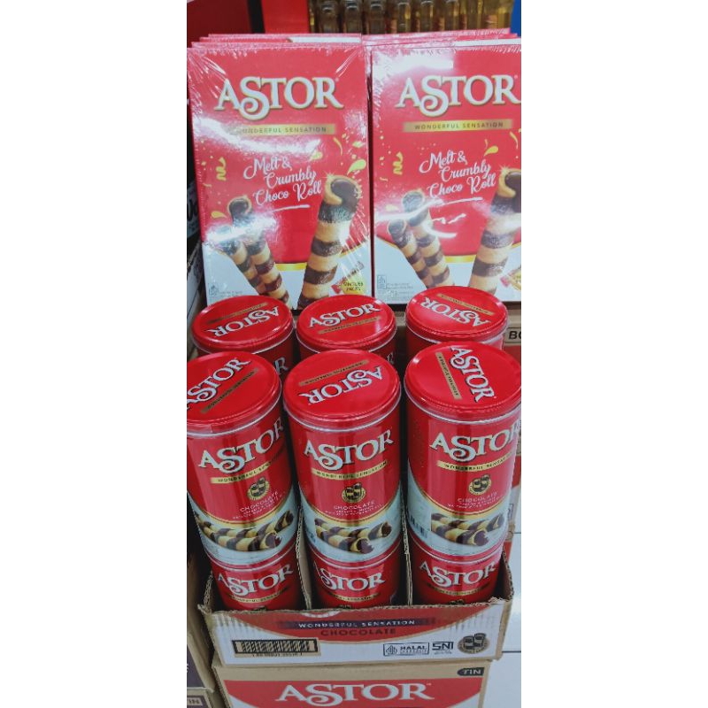 

ASTOR ROMA WAFER ROLL COKLAT 300GR/BOX