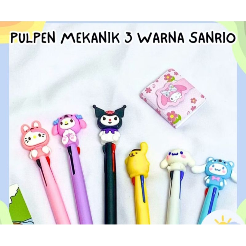 

Pulpen Mekanik 3 Warna Karakter Sanrio Random