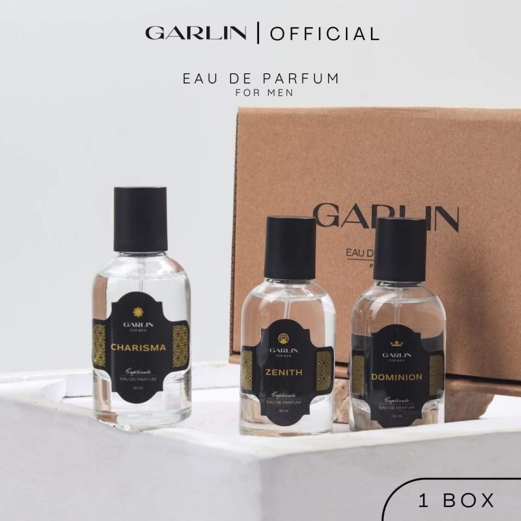 GARLIN PARFUM PREMIUM COWOK COOL GANTENG 100% BPOM TAHAN LAMA EDP WANGI KHARISMATIK MEWAH ORIGINAL
