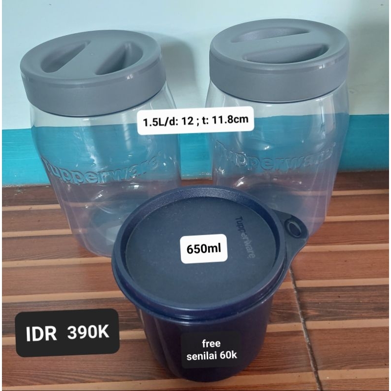Universal jar 1.5L/ toples berhadiah compact high bowl