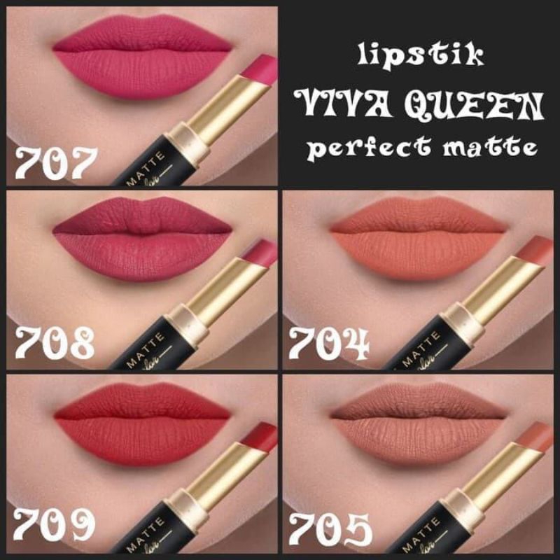 Viva Queen Lipstik Matte 2,5g