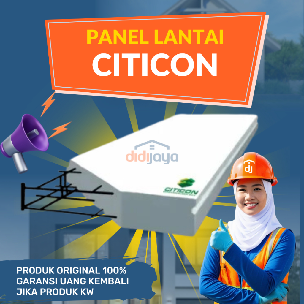 Panel Lantai Citicon Harga Perkubik - Pengganti dak cor konvensional