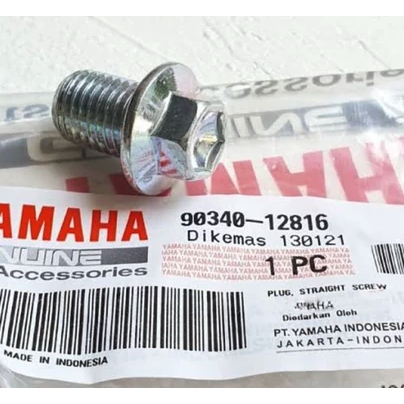 90340-12816 BAUT TAP OLI BAWAH NEW NMAX , FREEGO, LEXI orisinil yamaha