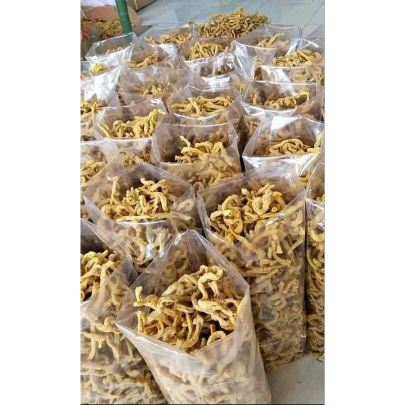 

Keripik usus KOMBI renyah dan renyah