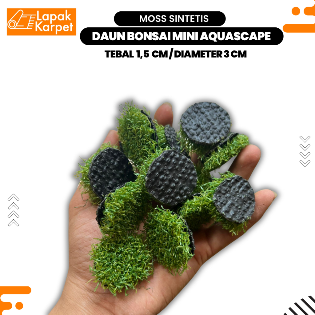 Daun Sintetis Pohon Bonsai Aqua Scape /  Lumut Sintetis Pohon Bonsai