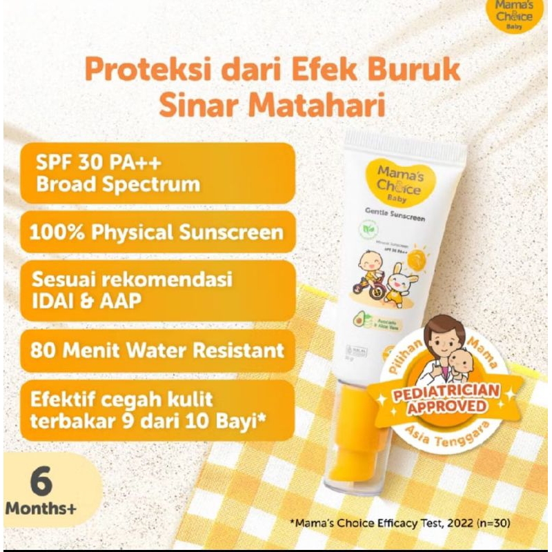 sunscreen anak dan bayi SPF30++