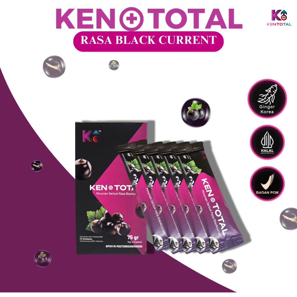 

Kenplus Total | Kentotal Minuman serbuk Penambah Stamina Pria Dengan Rasa Blackcurrant