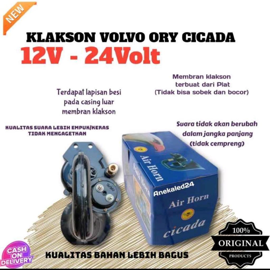 Klakson Cicada Volvo putus putus, plus modul