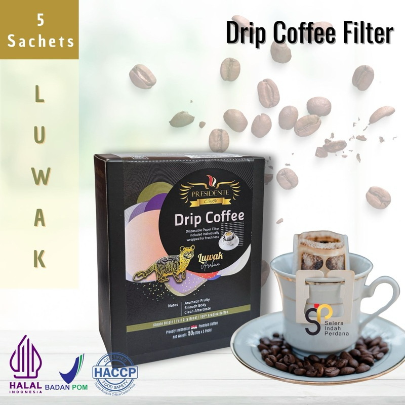 

Luwak Arabika - Drip Filter 5 saset