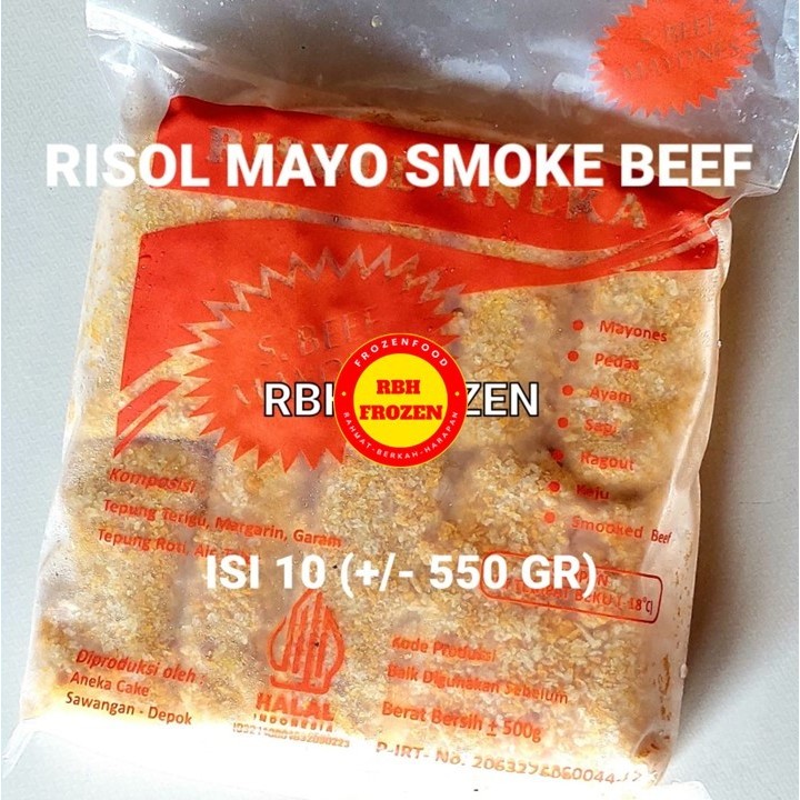 

Risol / Risoles / Risole Mayo Smoke Beef Isi 10