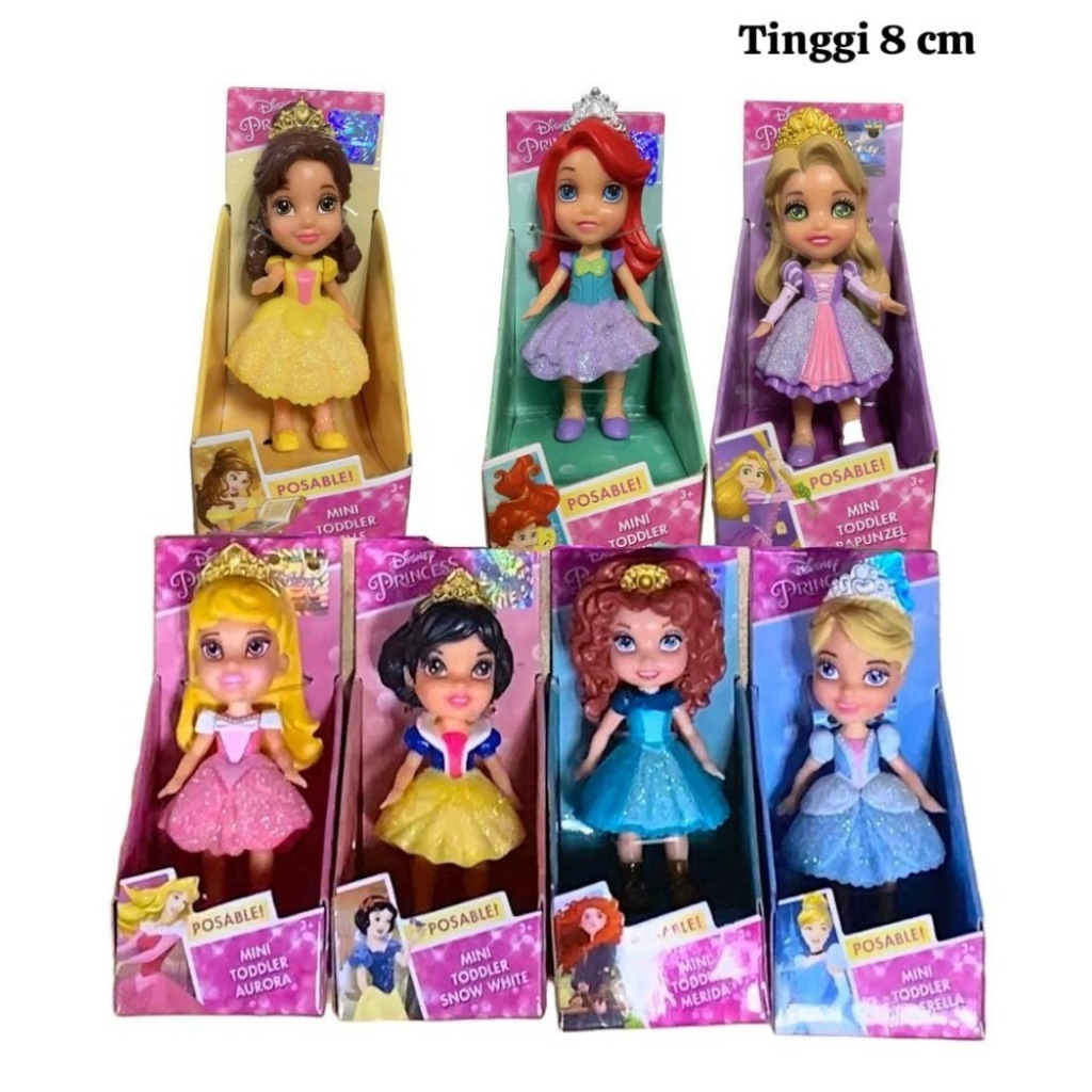 JAKKS Pacific Princess Mini Snow White Cinderella Ariel Rapunzel