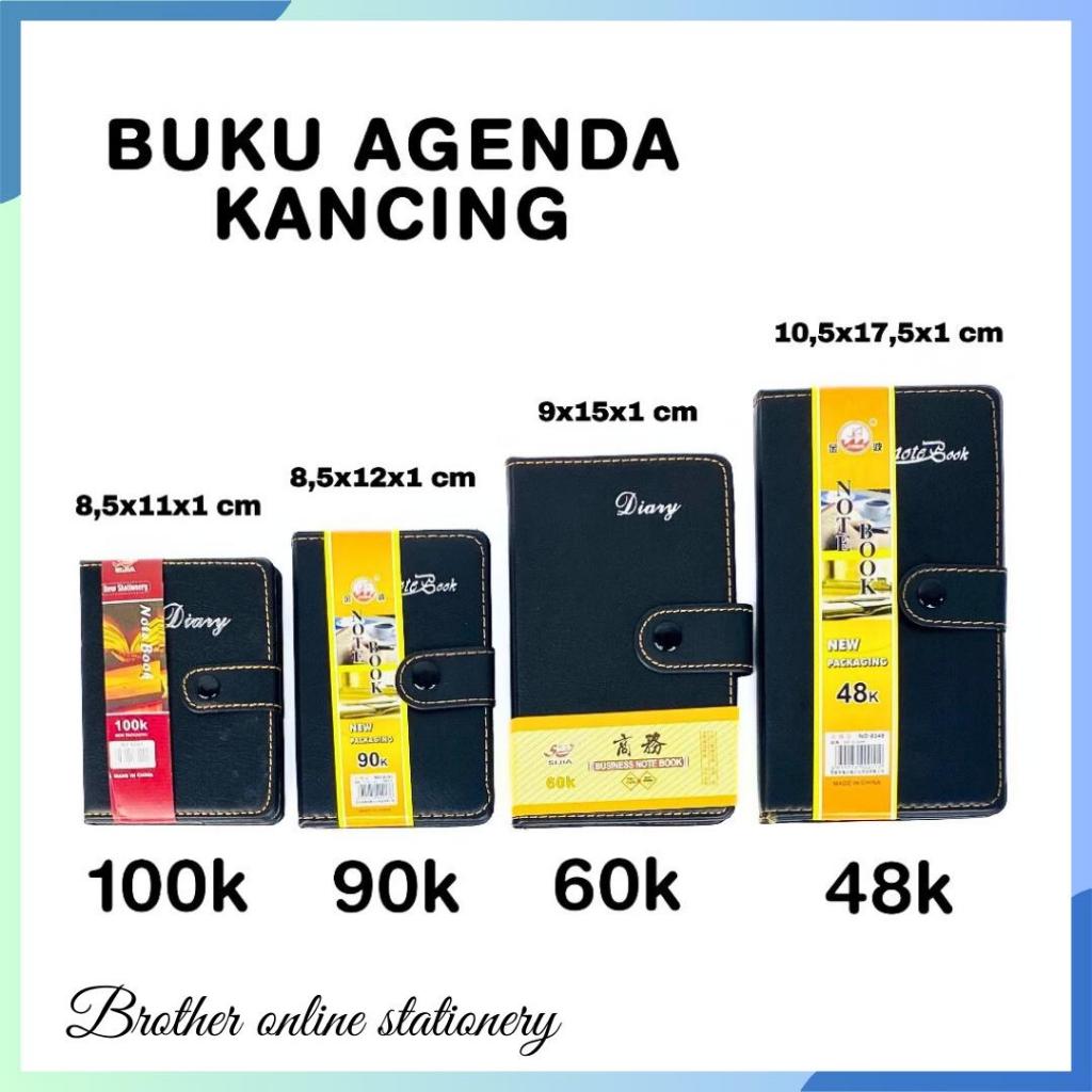

BOS Buku Agenda Kerja Kancing Buku Catatan Notebook